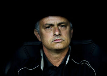 FILE - In this Wednesday, March 14, 2012 file photo Real Madrid's coach Jose Mourinho from Portugal looks on before a Champions League round of 16, second leg soccer match against CSKA Moscow's at the Santiago Bernabeu Stadium, in Madrid. Real Madrid says Monday May 20, 2013, coach Jose Mourinho will leave at end of season. (AP Photo/Daniel Ochoa de Olza, File)