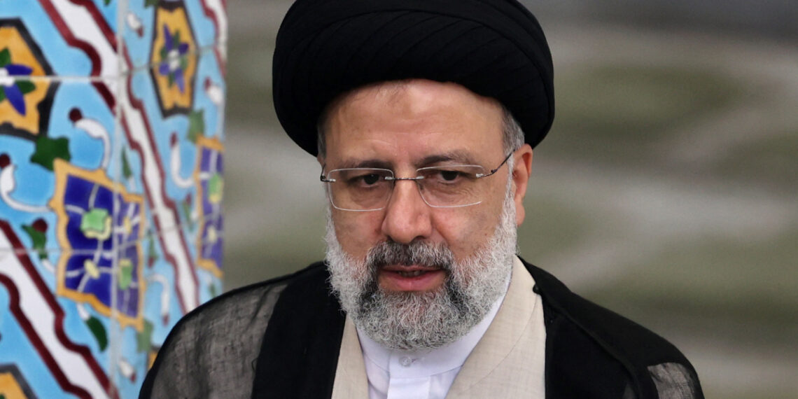 Iranian ultraconservative cleric and presidential candidate Ebrahim Raisi gives a news conference after voting in the presidential election, at a polling station in the capital Tehran, on June 18, 2021. - Raisi on June 19 declared the winner of a presidential election, a widely anticipated result after many political heavyweights were barred from running. (Photo by ATTA KENARE / AFP)