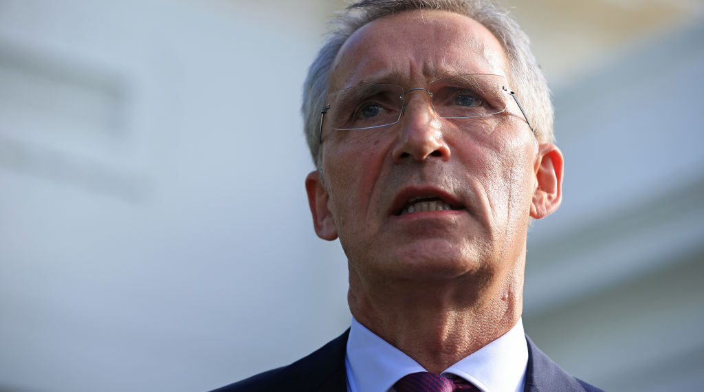 WASHINGTON, DC - JUNE 07: NATO Secretary General Jens Stoltenberg talks to reporters following a meeting with President Joe Biden at the White House on June 7, 2021 in Washington, DC. Stoltenberg is meeting with Biden ahead of the U.S. president’s scheduled to travel to the UK and Europe this week for economic and security meetings with the G7 and a bilateral meeting with Russian President Vladimir Putin in Geneva. (Photo by Chip Somodevilla/Getty Images)