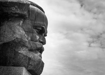 Karl Marx Monument in Chemnitz - Saxony, Germany