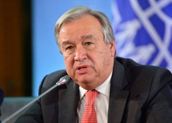 Berlin, Germany - November 04: Antonio Guterres, High Commissioner for Refugees of UNHCR, attends a press conference in german foreign office  on November 04, 2015 in Berlin, Germany. (Photo by Michael Gottschalk/Photothek via Getty Images)