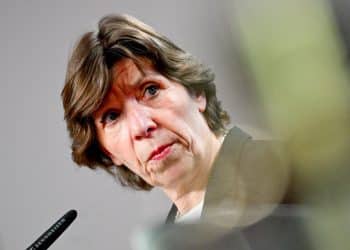 epa09972246 French Foreign Affairs Minister Catherine Colonna looks on as she attends a press statement with Germany's Foreign Minister Annalena Baerbock (unseen) at the German Foreign Ministry in Berlin, Germany, 24 May 2022.  EPA-EFE/FILIP SINGER / POOL