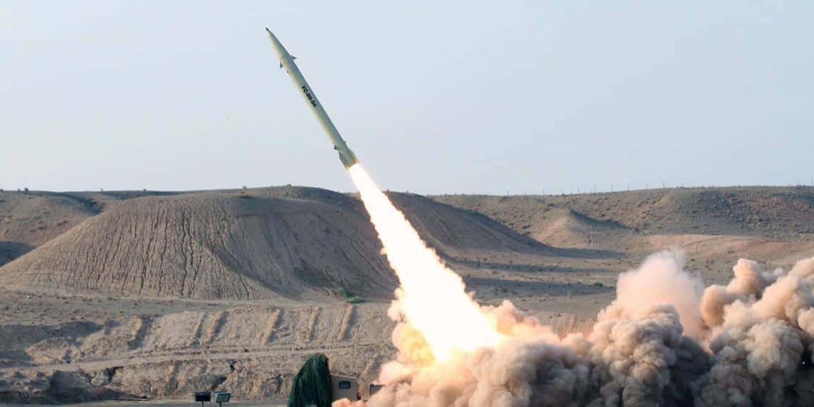 Iran has test fired its home-built surface-to-surface Fateh 110 missile, state television reported on Wednesday, less than a week after a similar test was carried out on another missile 25 August (Photo by Mohsen Shandiz/Corbis via Getty Images)