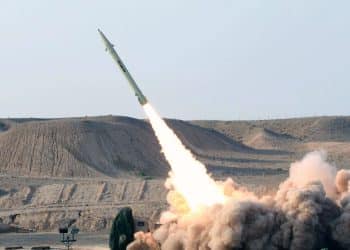 Iran has test fired its home-built surface-to-surface Fateh 110 missile, state television reported on Wednesday, less than a week after a similar test was carried out on another missile 25 August (Photo by Mohsen Shandiz/Corbis via Getty Images)