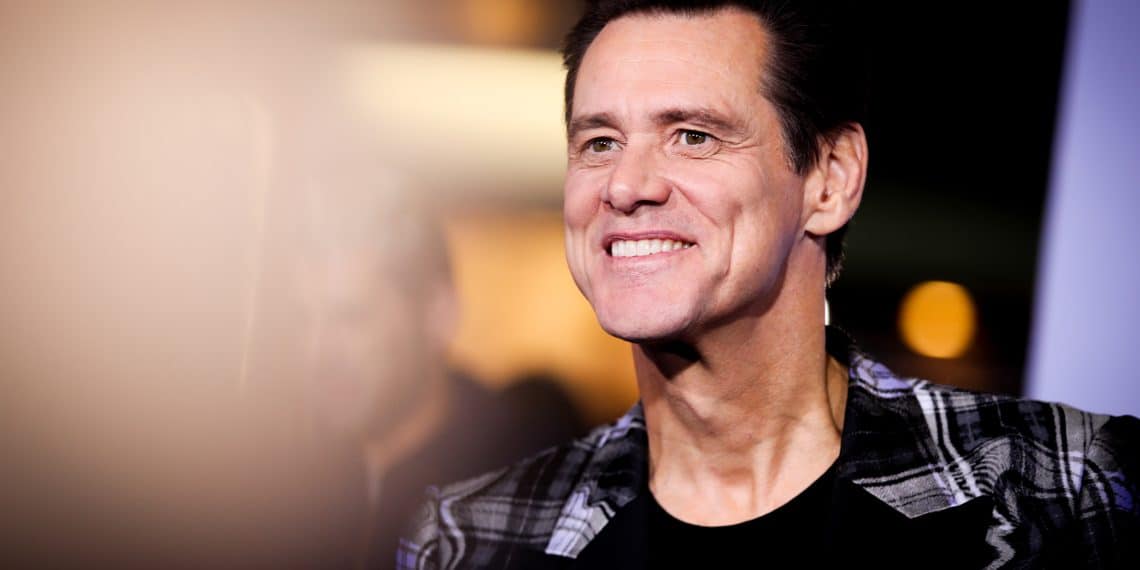 WESTWOOD, CALIFORNIA - FEBRUARY 12: Jim Carrey attends the LA special screening of Paramount's "Sonic The Hedgehog" at Regency Village Theatre on February 12, 2020 in Westwood, California. (Photo by Rich Fury/WireImage,)