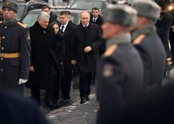 Opening ceremony of a monument to Cuban statesman Fidel Castro on Novopeschanaya Street. Russian President Vladimir Putin (center) and President of the Republic of Cuba Miguel Diaz-Canel Bermudez (second left) during the ceremony.
22.11.2022 Russia, Moscow,Image: 739727353, License: Rights-managed, Restrictions: *** World Rights Except Russian Federation, Switzerland and Liechtenstein ***, Model Release: no, Credit line: Kommersant Photo Agency / ddp USA / Profimedia