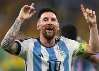 December 3, 2022, DOHA, QATAR: DOHA, CATAR, 03.12.2022 - ARGENTINA-AUSTRALIA - Lionel Messi jogador da Argentina durante partida contra Australia valido pela oitavas de final da Copa do Mundo do Catar no Ahmad Bin Ali Stadium AAS em Doha no Catar. DOHA QATAR - ZUMAv122 20221203_zap_v122_036 Copyright: xWilliamxVolcovx