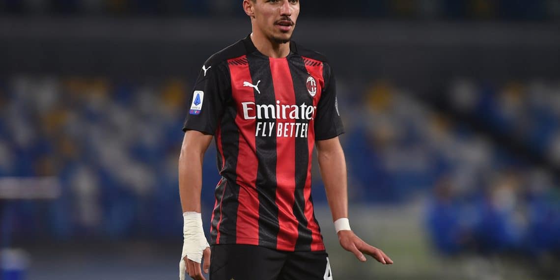 Ismael Bennacer of AC Milan during the Serie A match between SSC Napoli and AC Milan at Stadio San Paolo Naples Italy on 22 November 2020 . (Photo by Franco Romano/NurPhoto via Getty Images)