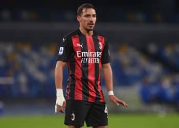 Ismael Bennacer of AC Milan during the Serie A match between SSC Napoli and AC Milan at Stadio San Paolo Naples Italy on 22 November 2020 . (Photo by Franco Romano/NurPhoto via Getty Images)