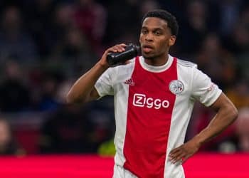 AMSTERDAM, NETHERLANDS - APRIL 30: Jurrien Timber of Ajax during the Dutch Eredivisie match between Ajax and PEC Zwolle at Johan Cruijff ArenA on April 30, 2022 in Amsterdam, Netherlands (Photo by Patrick Goosen/Orange Pictures/BSR Agency/Getty Images)