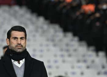 Coach Volkan Demirel of Fatih Karagumruk during the Turkish Super League football match between Fatih Karagumruk and Fenerbahce at Ataturk Olympic Stadium in Istanbul , Turkey on December 22 , 2021. (, Credit:Seskimphoto / Avalon