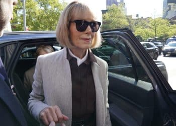 (FILES) In this file photo taken on April 25, 2023 Writer E. Jean Carroll arrives as jury selection is set to begin in the defamation case against former US President Donald Trump brought by Carroll, who accused him of raping her in the 1990s, at the Manhattan Federal Court, New York. - A writer told a US civil trial April 26, 2023 that an alleged sexual assault by Donald Trump three decades ago left her feeling "ashamed" and unable to have romantic relationships. (Photo by TIMOTHY A. CLARY / AFP)