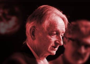 Geoffrey Hinton, chief scientific adviser at the Vector Institute, speaks during The International Economic Forum of the Americas (IEFA) Toronto Global Forum in Toronto, Ontario, Canada, on Thursday, Sept. 5, 2019. The Toronto Global Forum is a non-profit organization fostering dialogue on national and global issues that brings together heads of states, central bank governors, ministers and global economic decision makers. Photographer: Cole Burston/Bloomberg