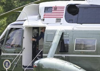 WASHINGTON, UNITED STATES - MAY 17: U.S. President Joe Biden departs from the White House for travel to Anchorage, Alaska on May 17, 2023 in Washington, DC. United States. Celal Gunes / Anadolu Agency (Photo by Celal Gunes / ANADOLU AGENCY / Anadolu Agency via AFP)