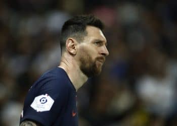 Soccer Football - Ligue 1 - Paris St Germain v Clermont - Parc de Princes, Paris, France - June 3, 2023  Paris St Germain's Lionel Messi reacts REUTERS/Benoit Tessier - UP1EJ631M4G6D