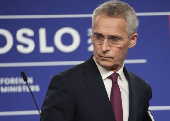 NATO Secretary General Jens Stoltenberg during a media conference after the meeting of NATO foreign ministers in Oslo, Norway, Thursday, June 1, 2023. NATO on Thursday ramped up pressure on member nation Turkey to drop its objections to Sweden's membership as the military organization seeks to deal with the issue by the time U.S. President Joe Biden and his counterparts meet next month. (AP Photo/Sergei Grits)