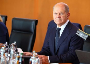 German Chancellor Olaf Scholz attends the weekly cabinet meeting at the Chancellery in Berlin, Germany June 21, 2023. REUTERS/Nadja Wohlleben